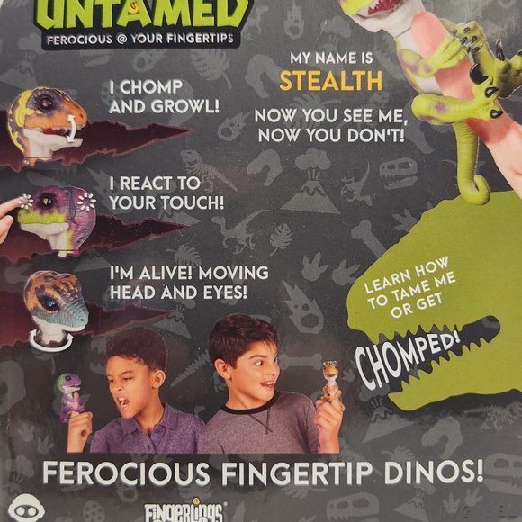 Fingerlings Untamed Baby Velociraptor Raptor Stealth Dinosaur Wowwee - Picture 3 of 4